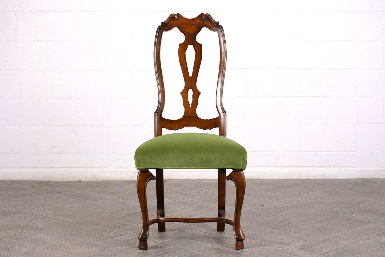 Set of Six Restored English Regency Style Dining Chairs 2