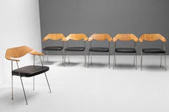 Set of Six Robin Day 675 Chairs by Case