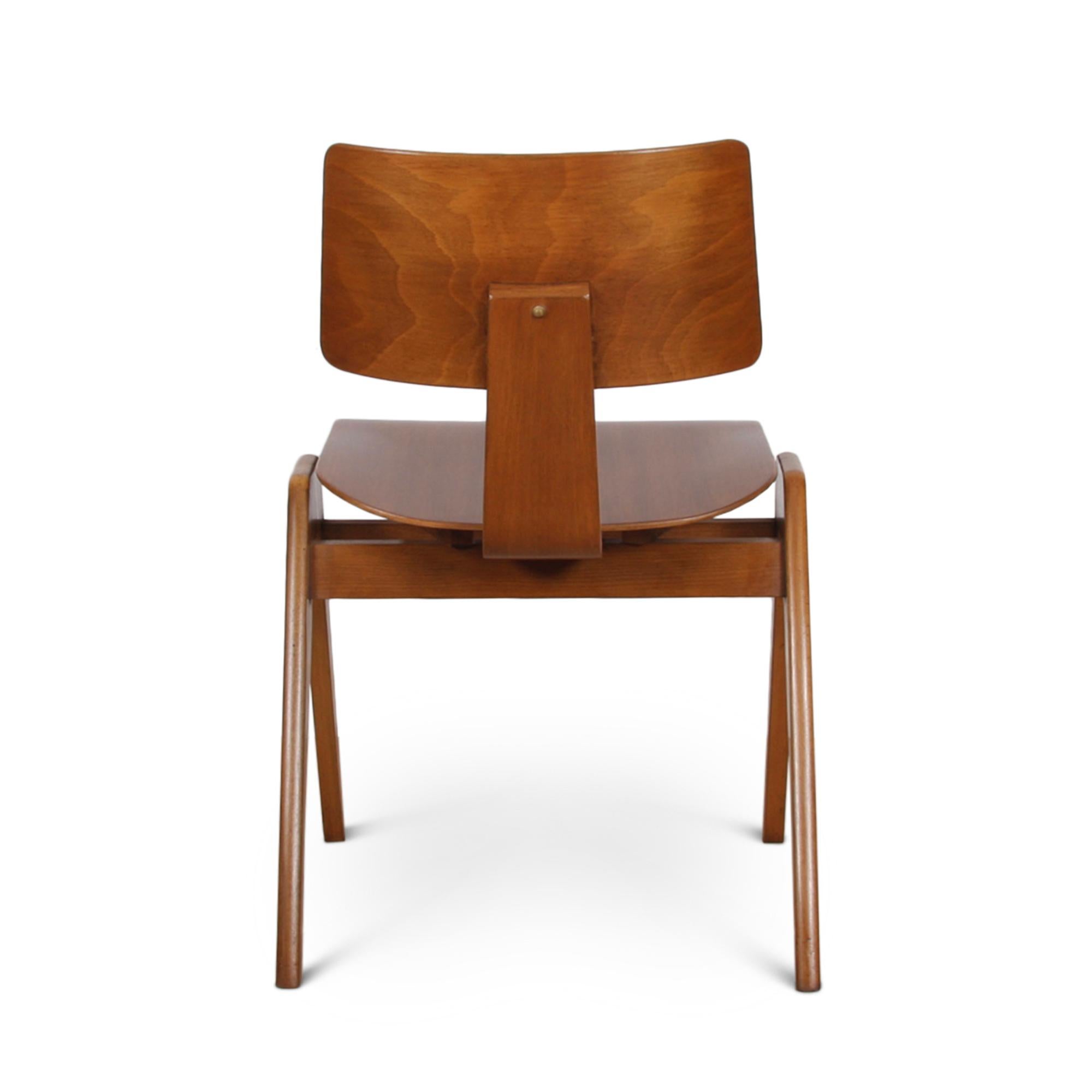 Modern Set of Six Robin Day Designed Dining Chairs