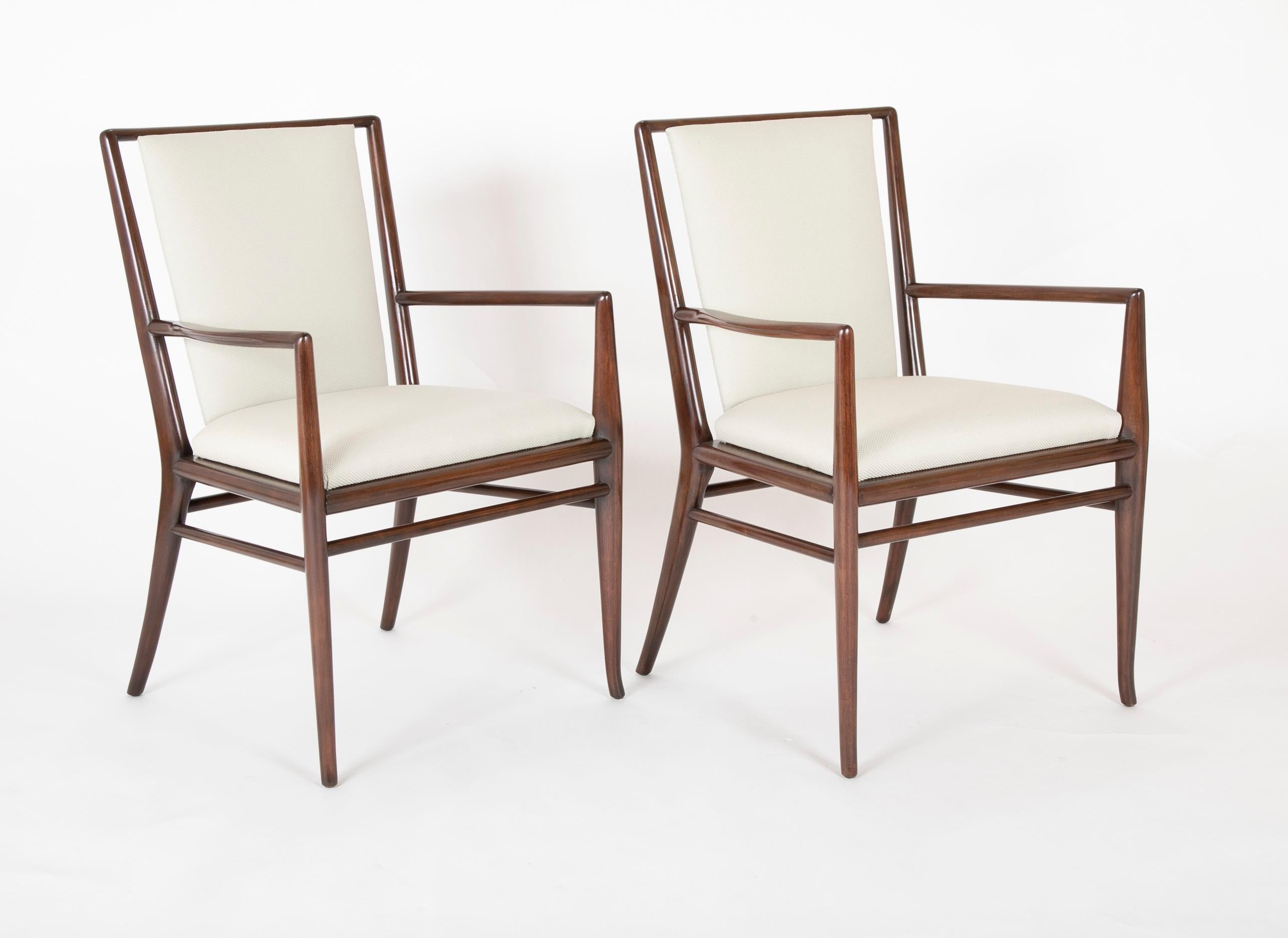American Set of Six Robsjohn-Gibbings Dining Chairs