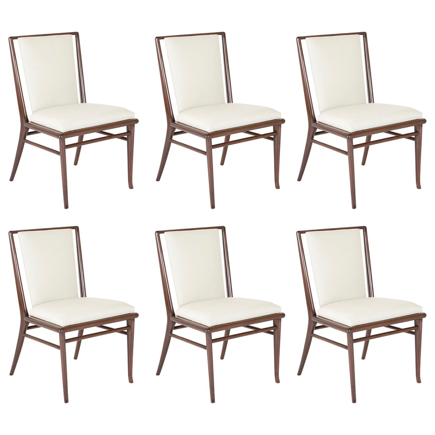 Set of Six Robsjohn-Gibbings Dining Chairs