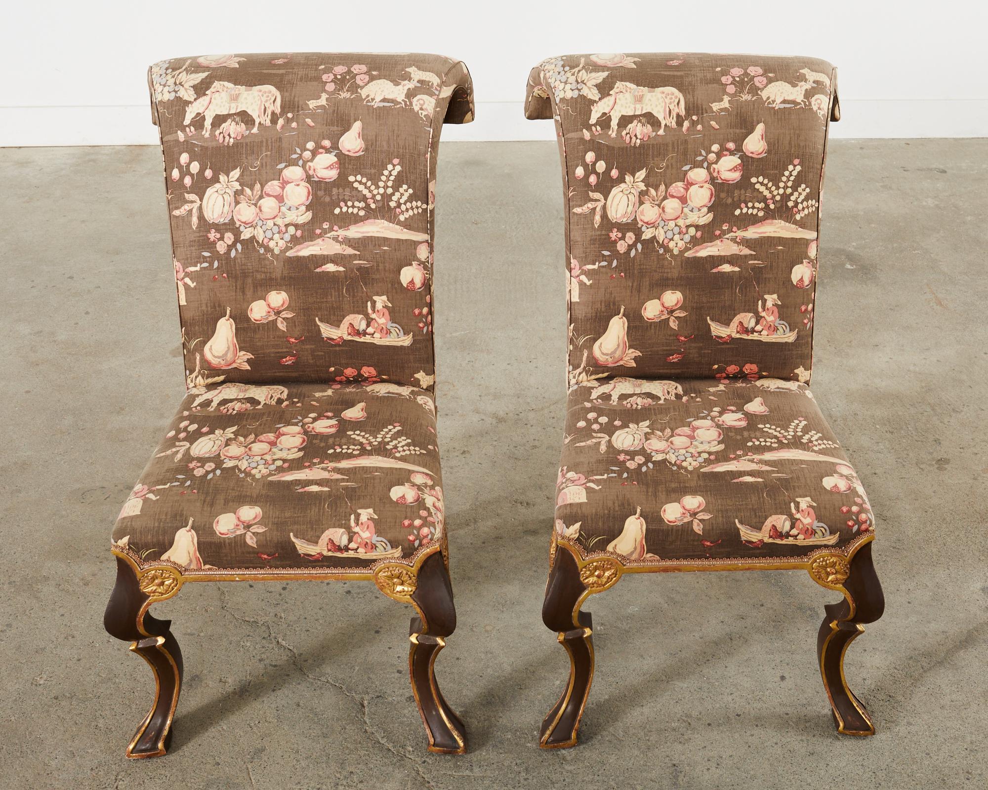 Set of Six Rose Tarlow Melrose House Puccini Dining Chairs  In Good Condition For Sale In Rio Vista, CA