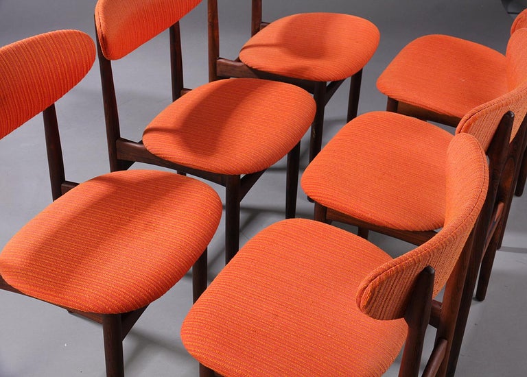 Set of Six Dining Chairs by Scantic Furniture, 1960s For Sale at 1stDibs