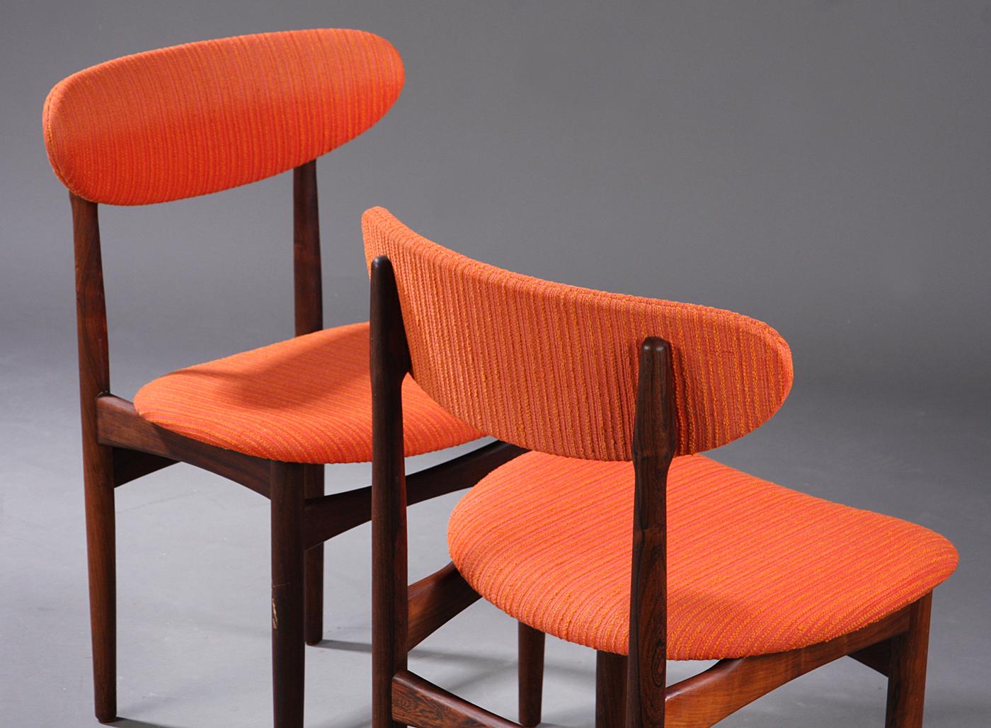Danish Set of Six Dining Chairs by Scantic Furniture, 1960s For Sale