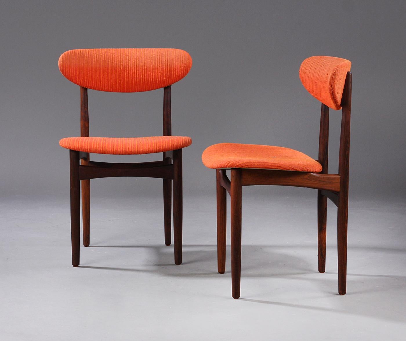 Set of Six Dining Chairs by Scantic Furniture, 1960s In Good Condition For Sale In Vienna, AT