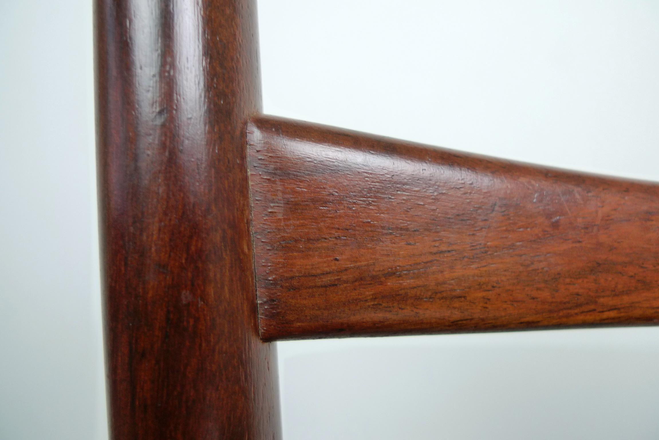 Set of Six Rosewood Dining Chairs, Denmark, 1960s For Sale 3