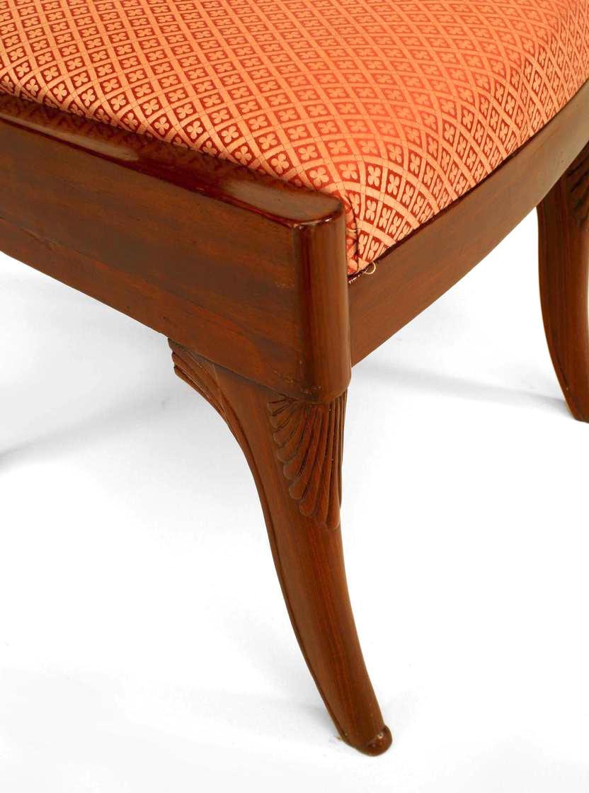 Ensemble de six chaises d'appoint russes néoclassiques de la première moitié du XIXe siècle Bon état - En vente à Queens, NY