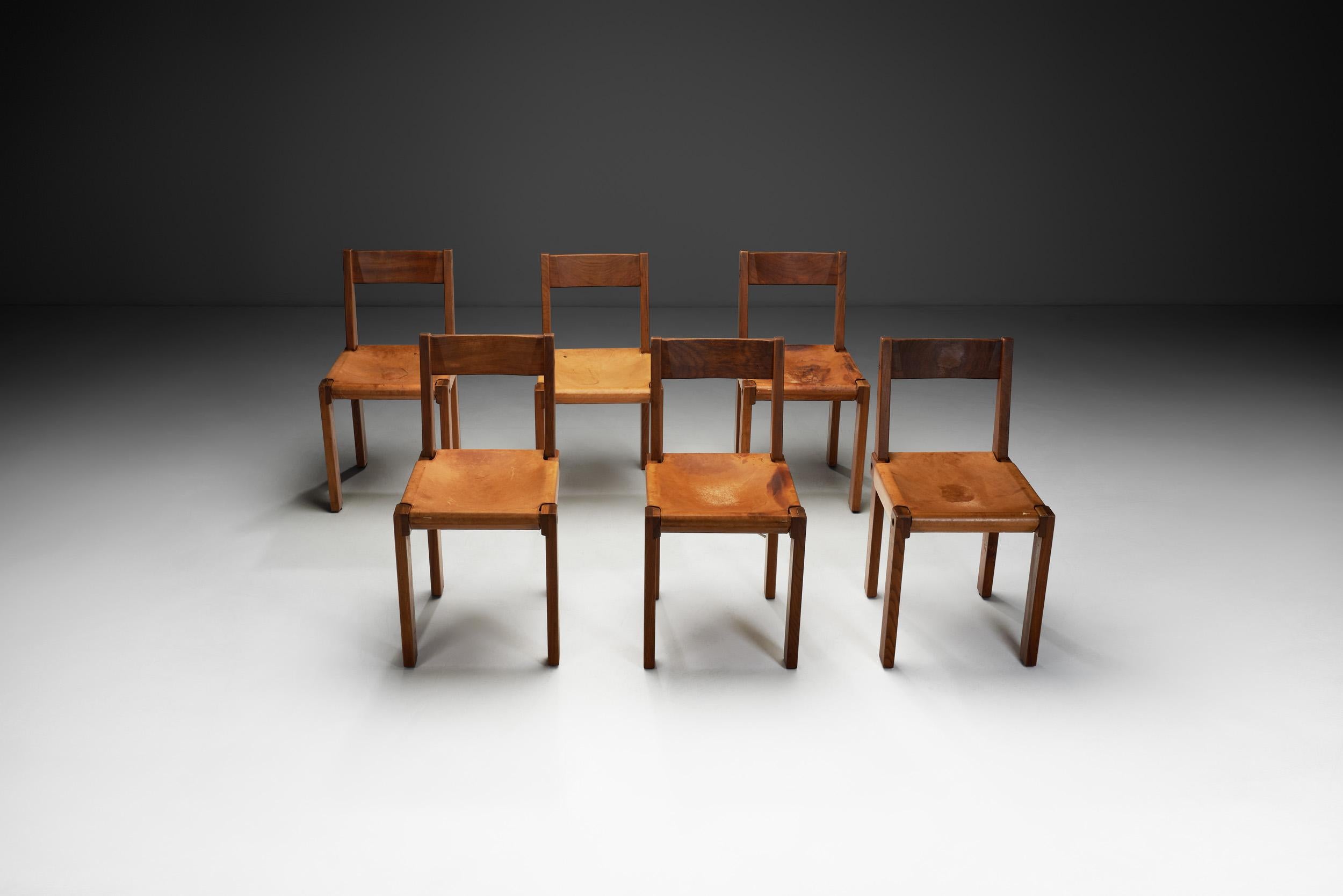 Mid-Century Modern Set of Six 