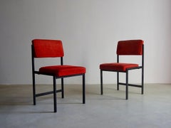 Set aus sechs SA-3-Stühlen, entworfen von Carlos Picardo für „Darro“. Spanien, 1959.