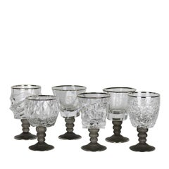 Set of Six Sabaudia Chalices