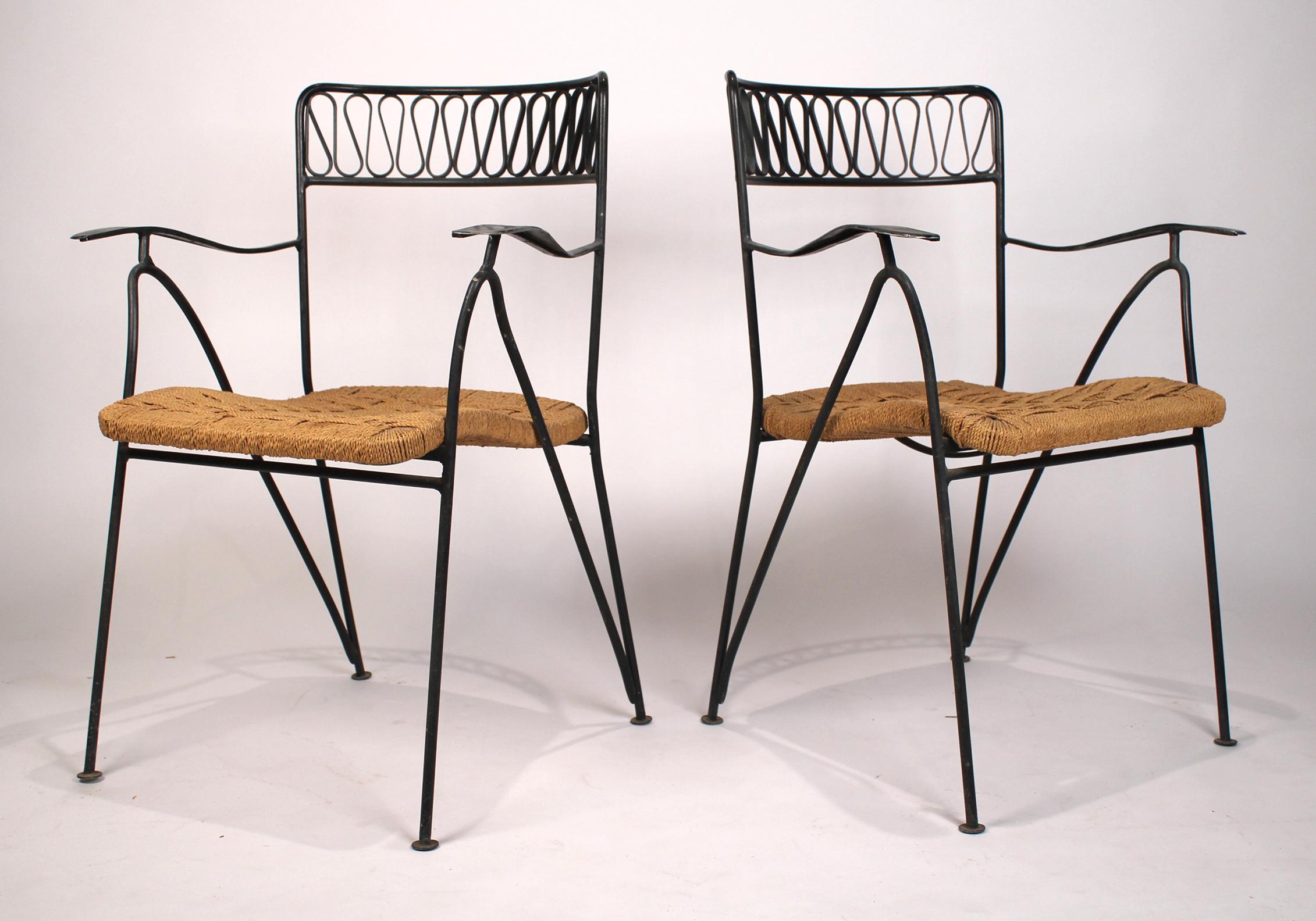 Mid-Century Modern Set of Six Salterini Chairs by Maurizio Tempestini