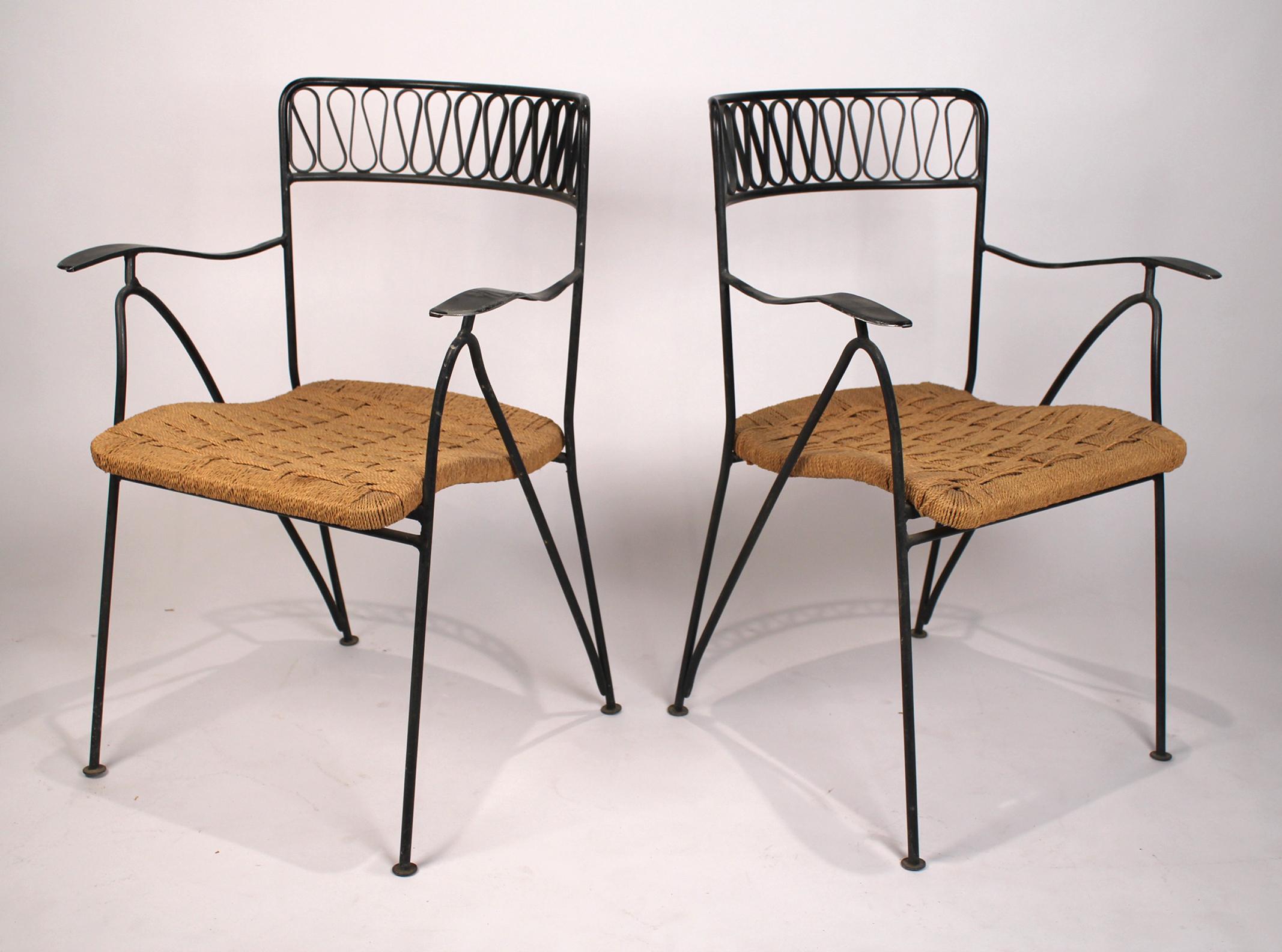 Italian Set of Six Salterini Chairs by Maurizio Tempestini