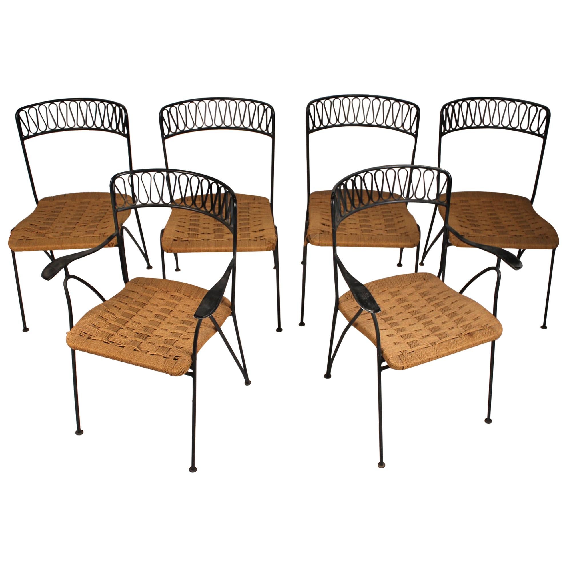 Set of Six Salterini Chairs by Maurizio Tempestini