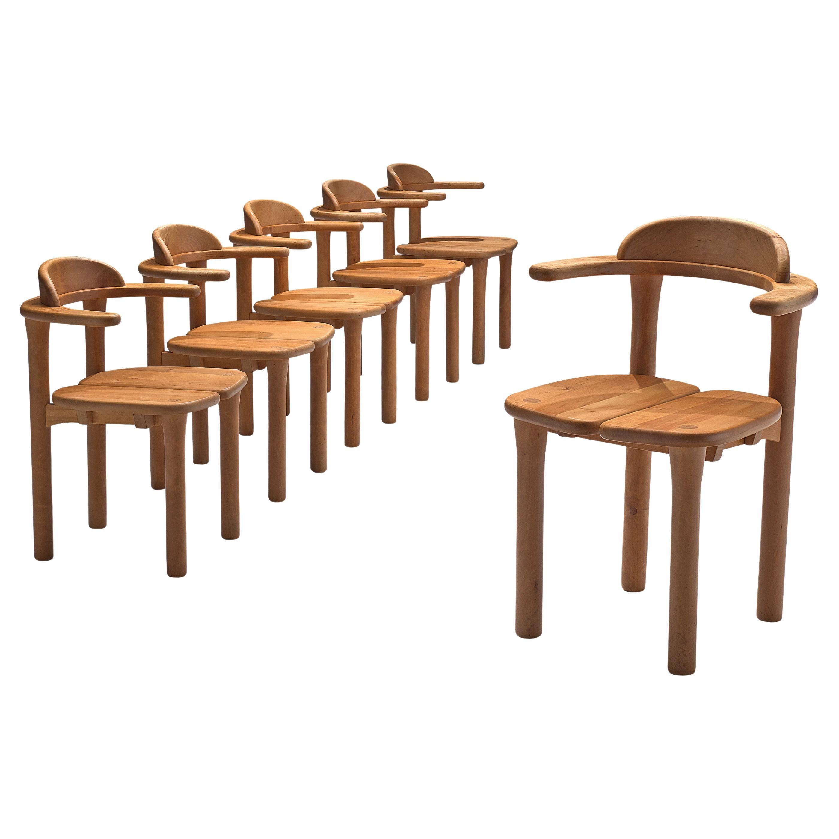 Set of Six Scandinavian Dining Chairs