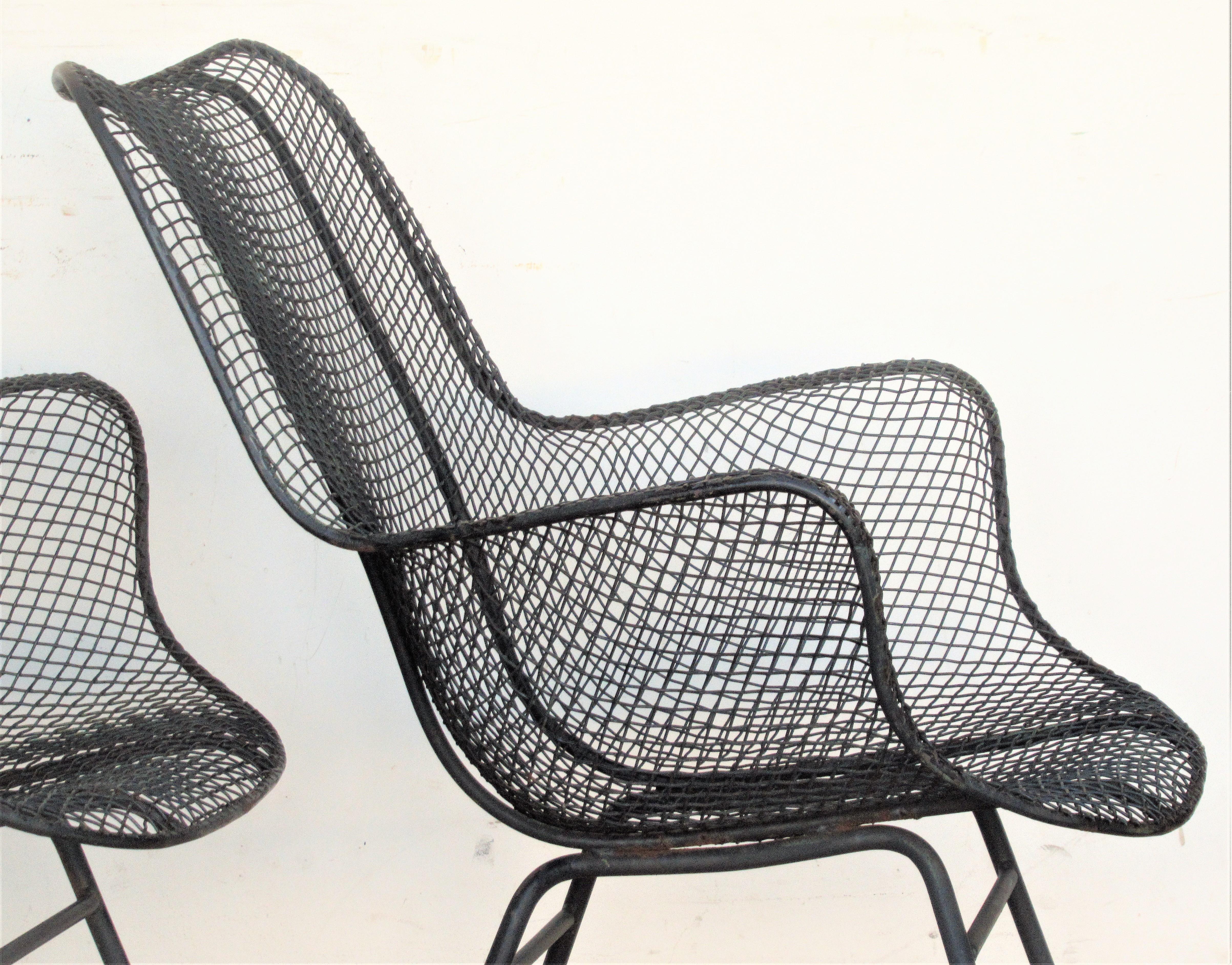 Set of Six Sculptura Lounge Chairs by Russell Woodard 3
