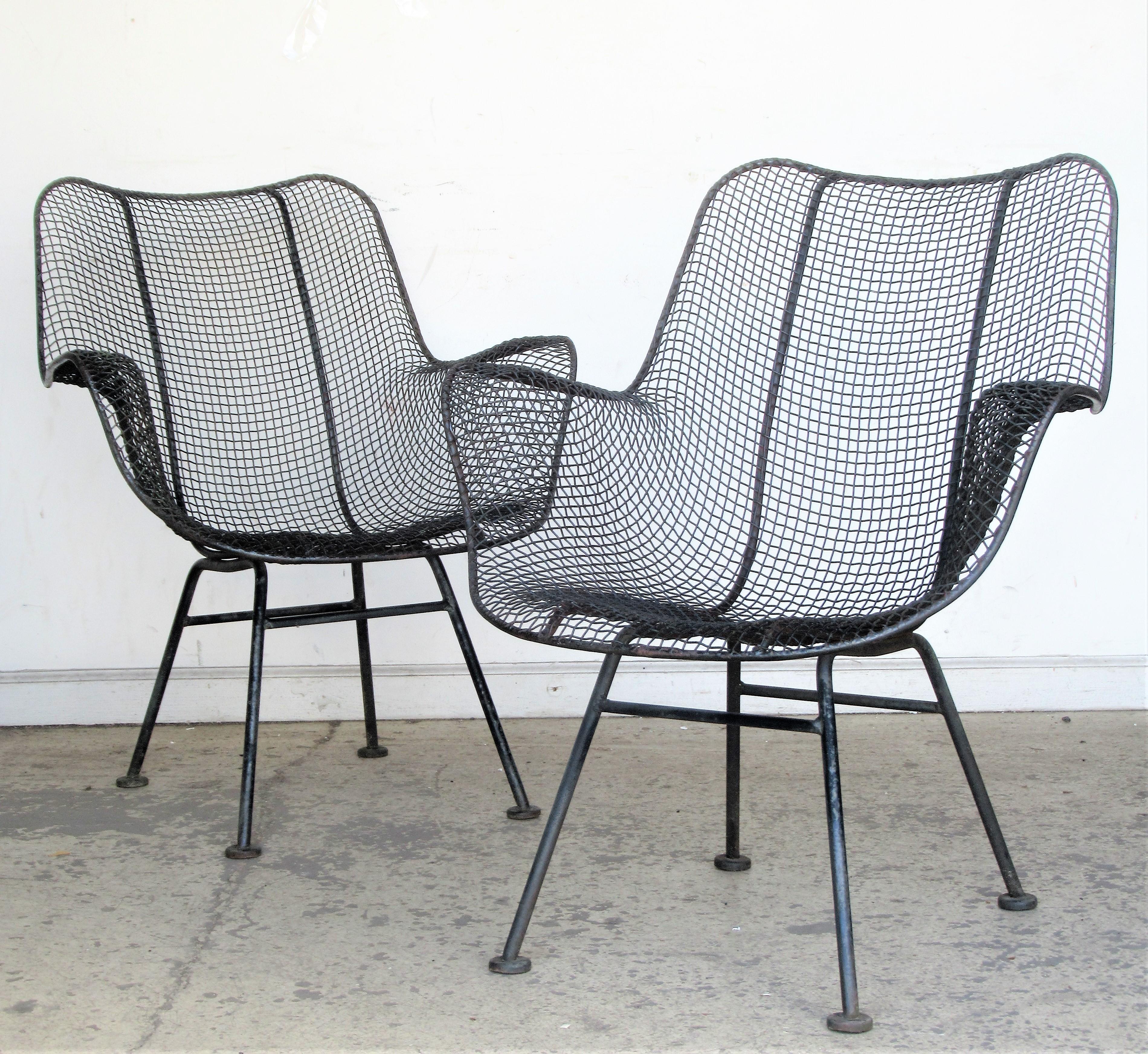 Set of Six Sculptura Lounge Chairs by Russell Woodard 9