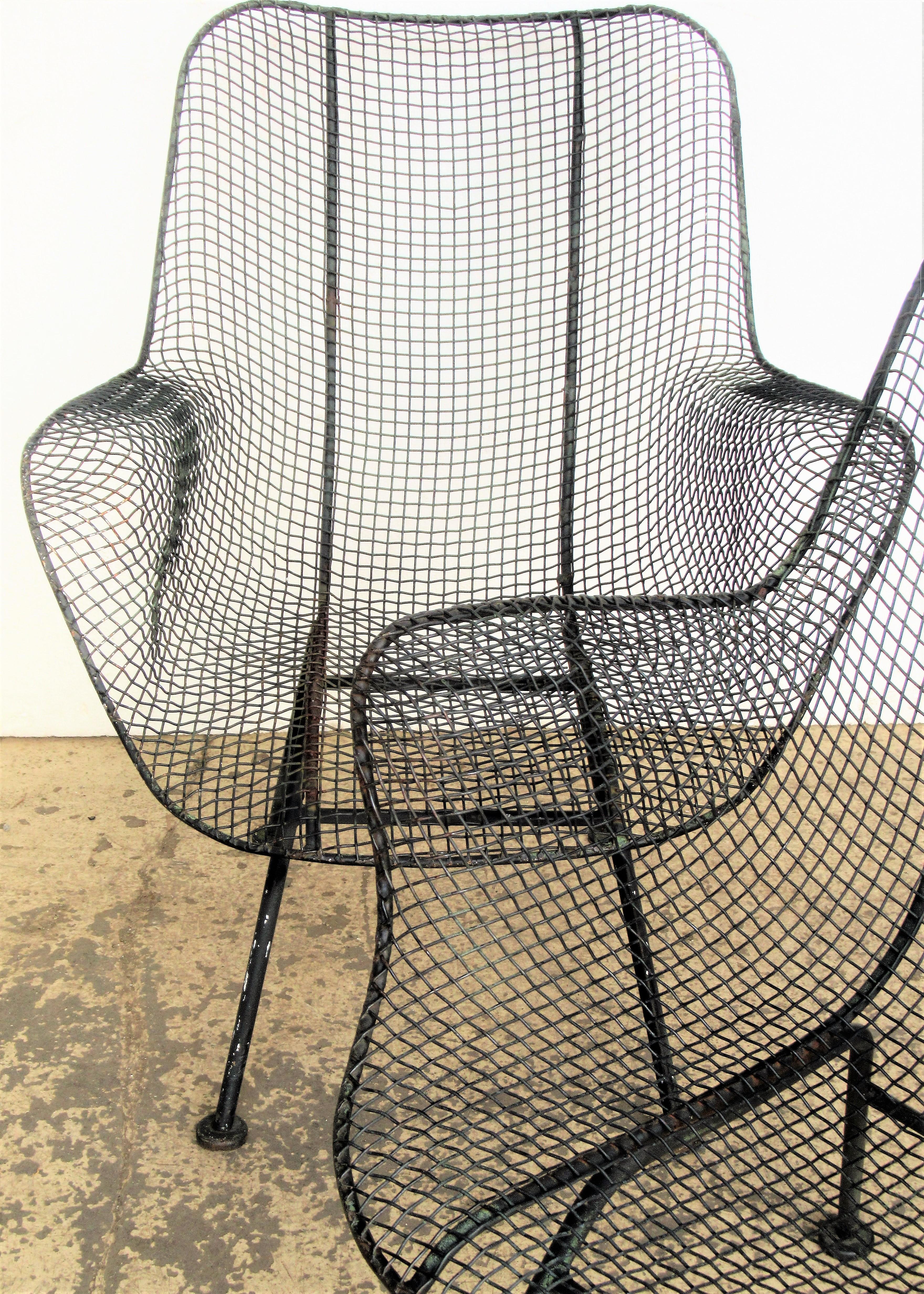 Set of Six Sculptura Lounge Chairs by Russell Woodard 7