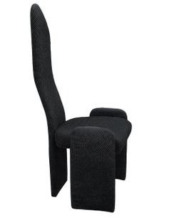 Set of Six Sculptural Mid Century Italian Post Modern Dining Chairs Set