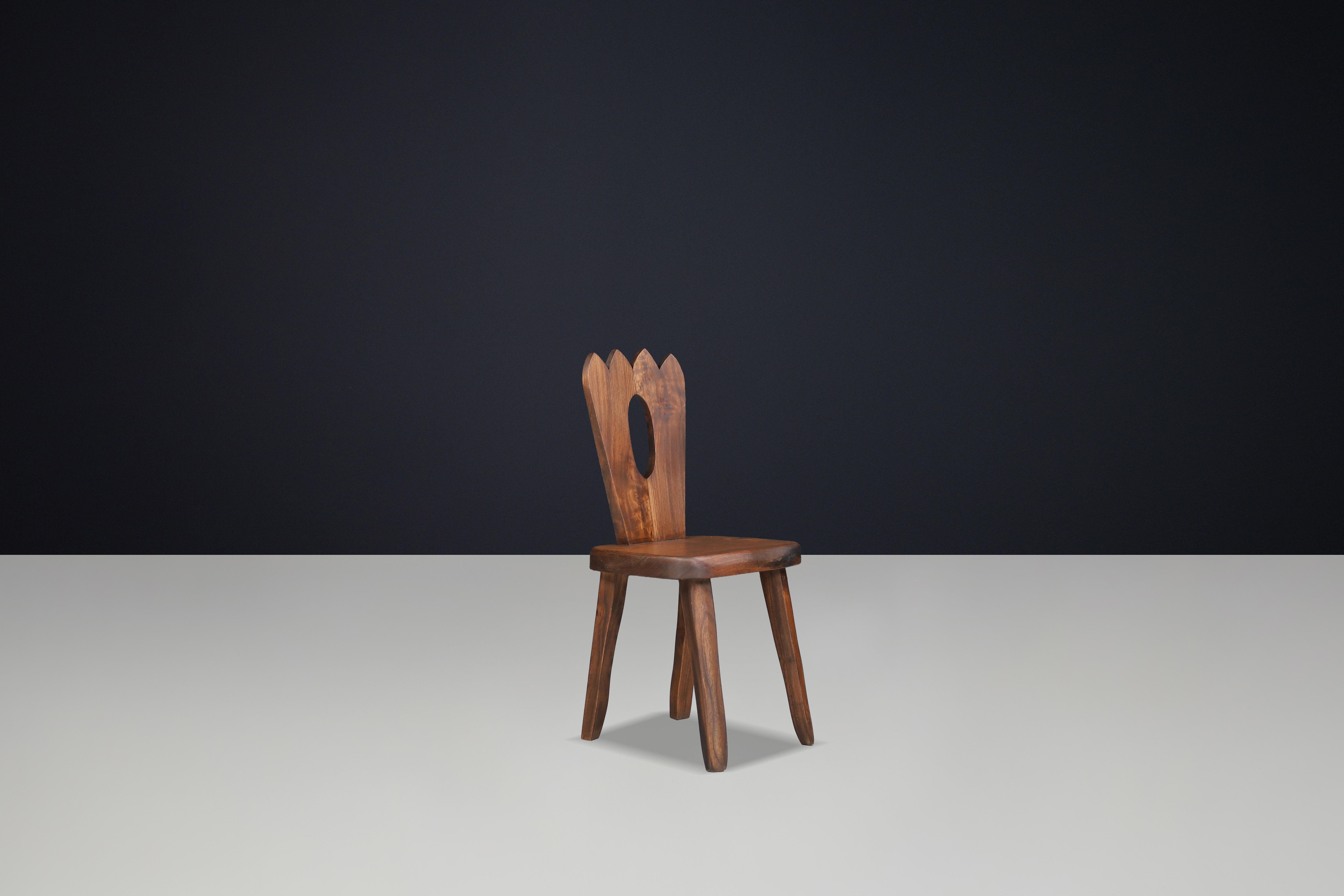 Set di sei sedie scultoree di Olavi Hänninen 