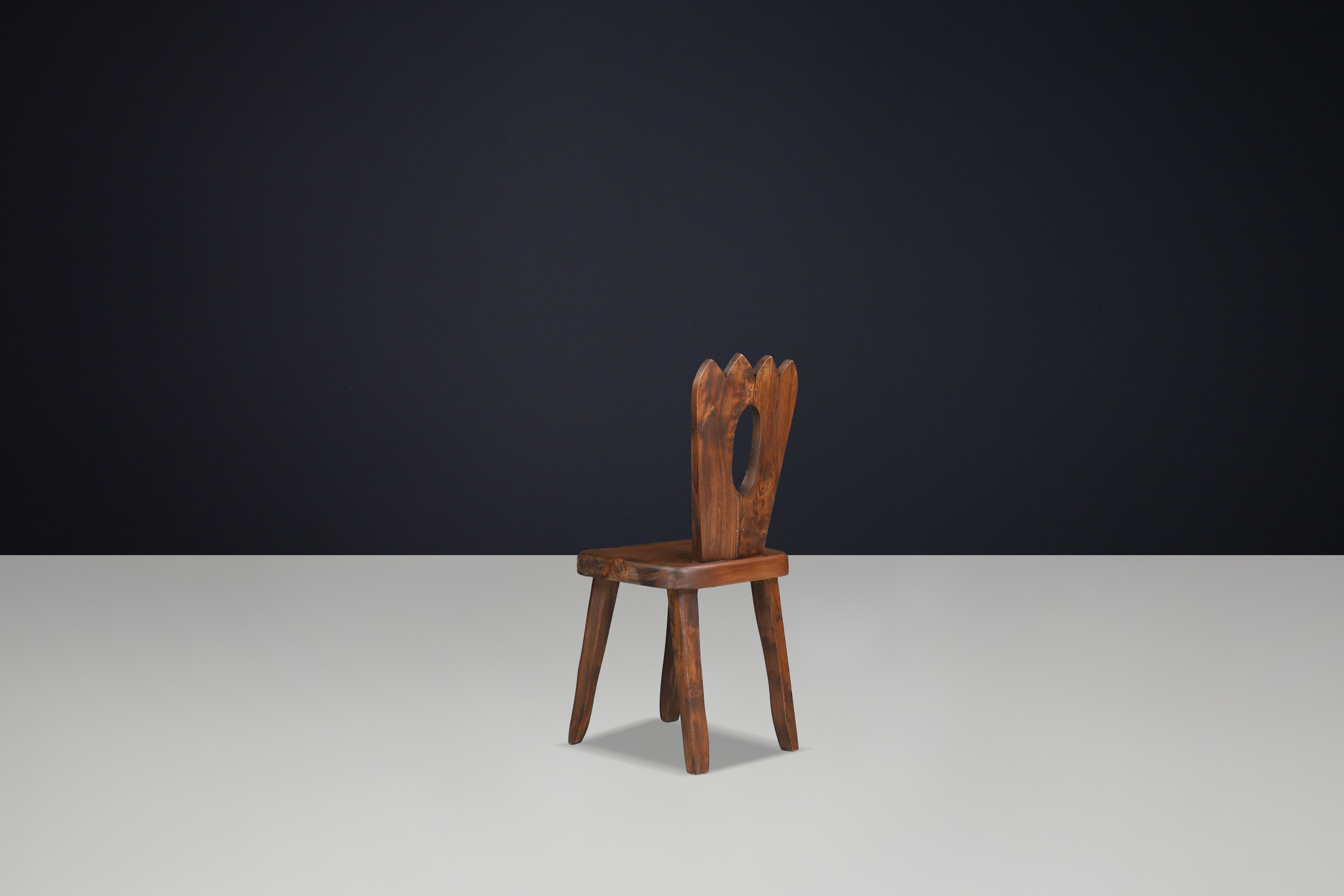 Olmo Set di sei sedie scultoree di Olavi Hänninen 