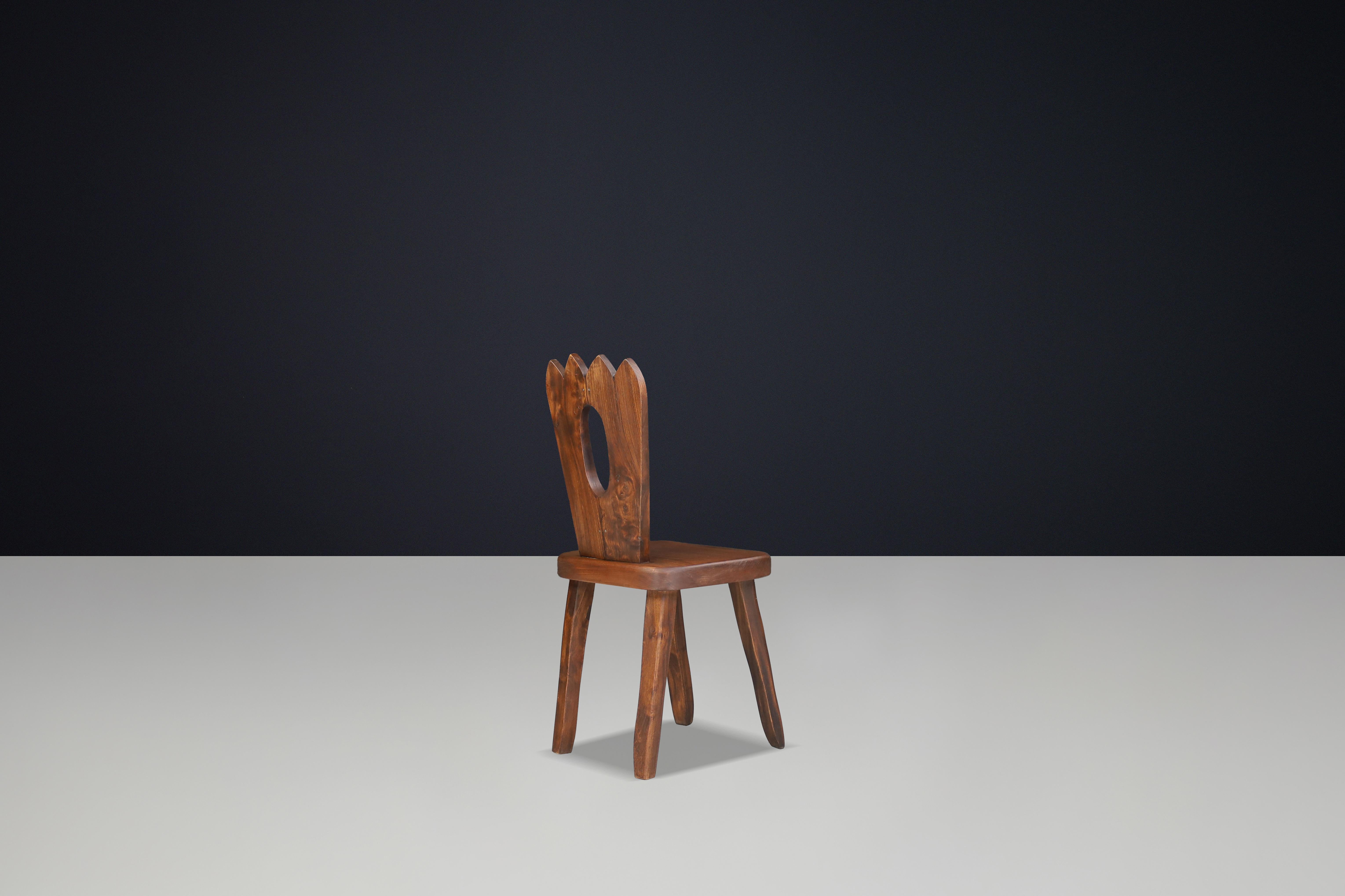 Set di sei sedie scultoree di Olavi Hänninen 