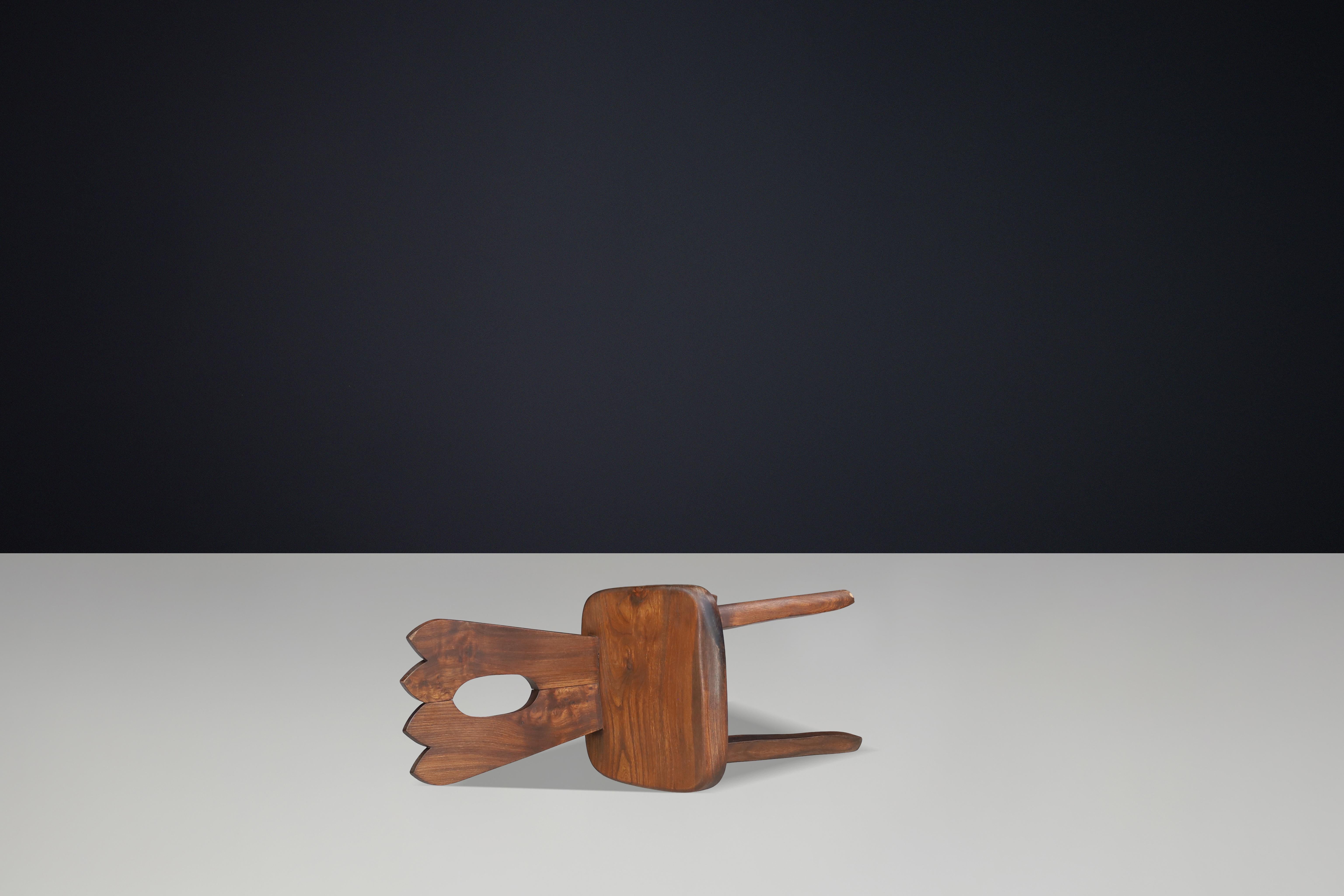 Set di sei sedie scultoree di Olavi Hänninen 