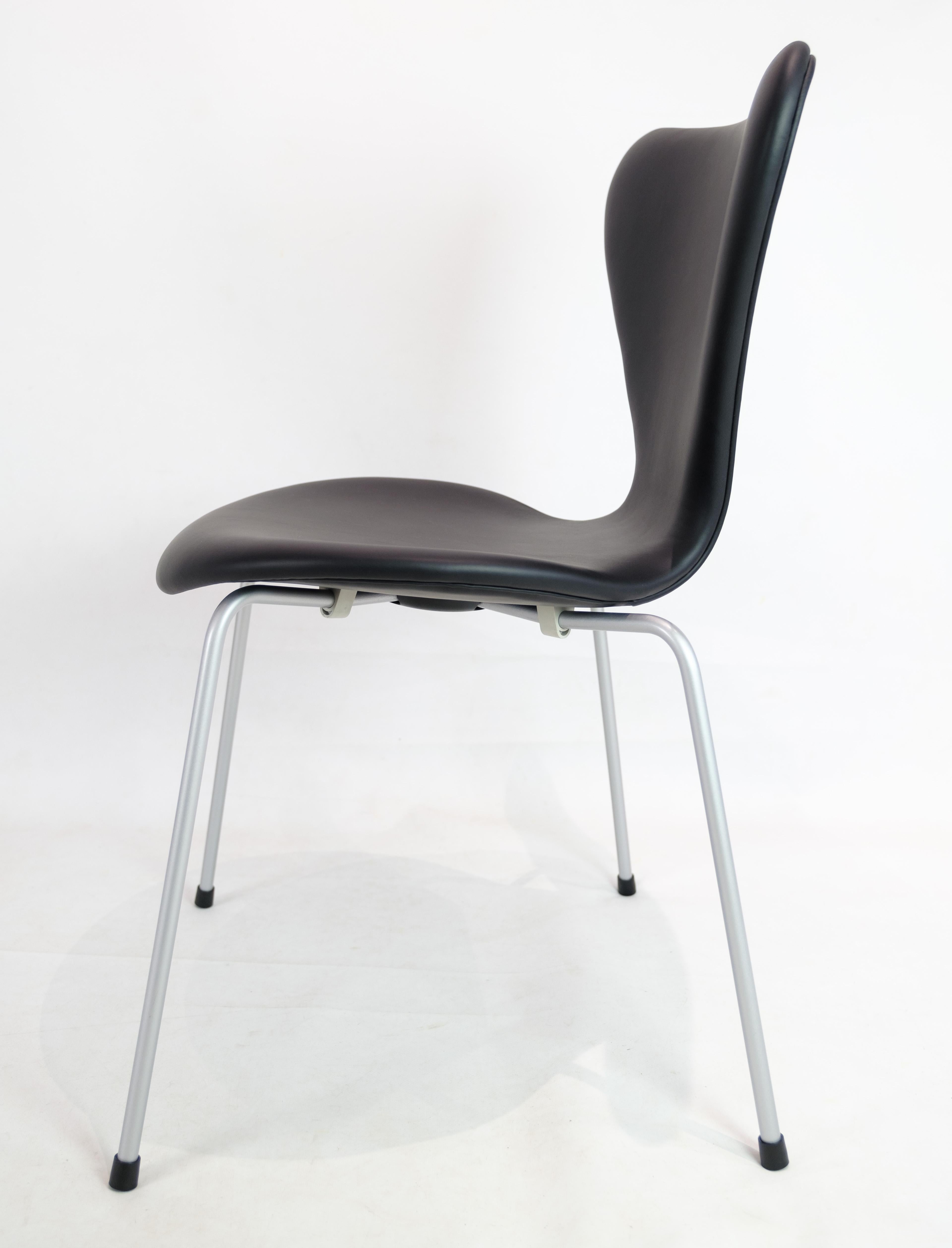 Set of Six Seven Chairs, Model 3107, Arne Jacobsen, Fritz Hansen, 1967 In Excellent Condition For Sale In Lejre, DK