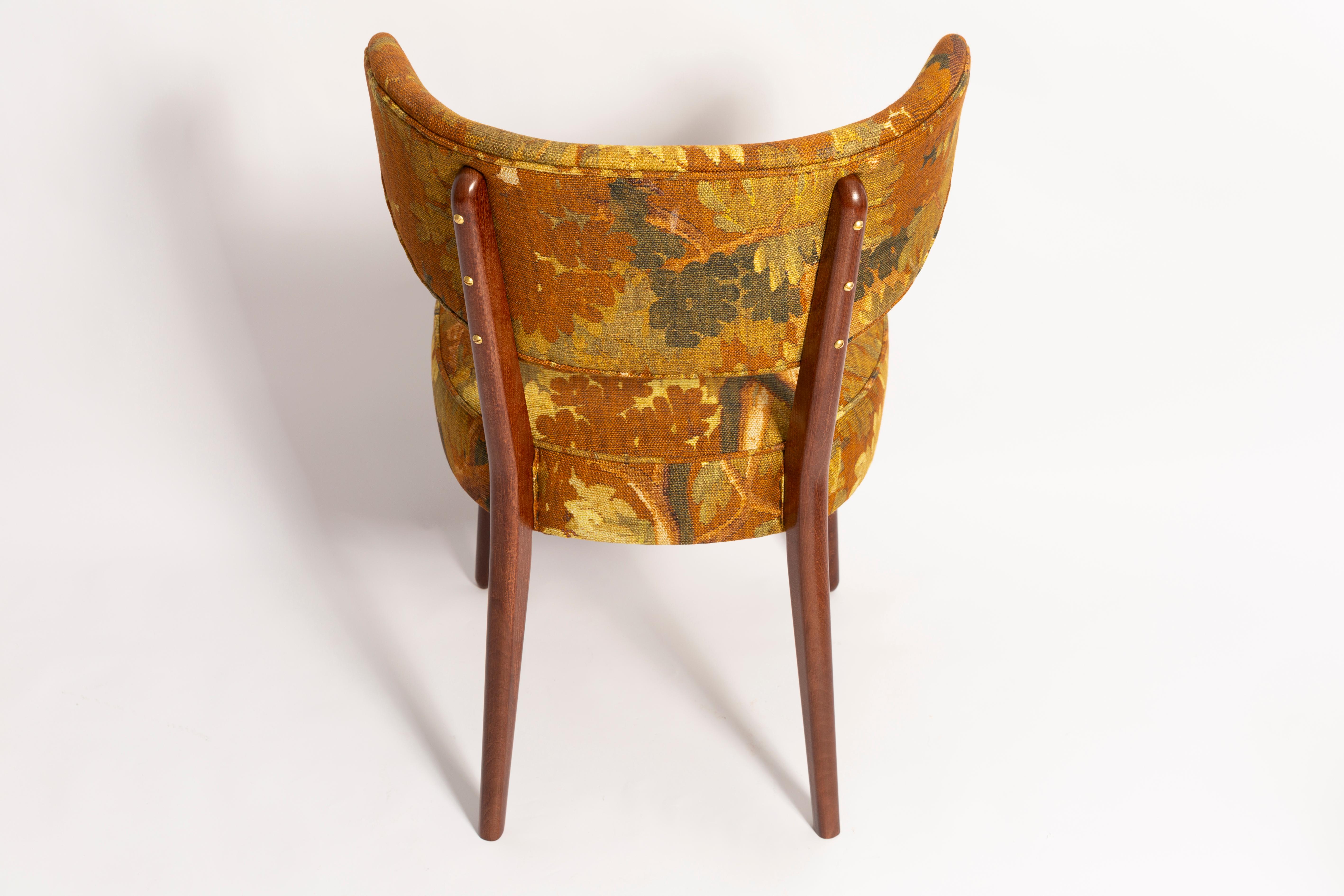 Set di sei sedie da pranzo a conchiglia, lino Schwarzwald di Dedar, Vintola Studio in vendita 2