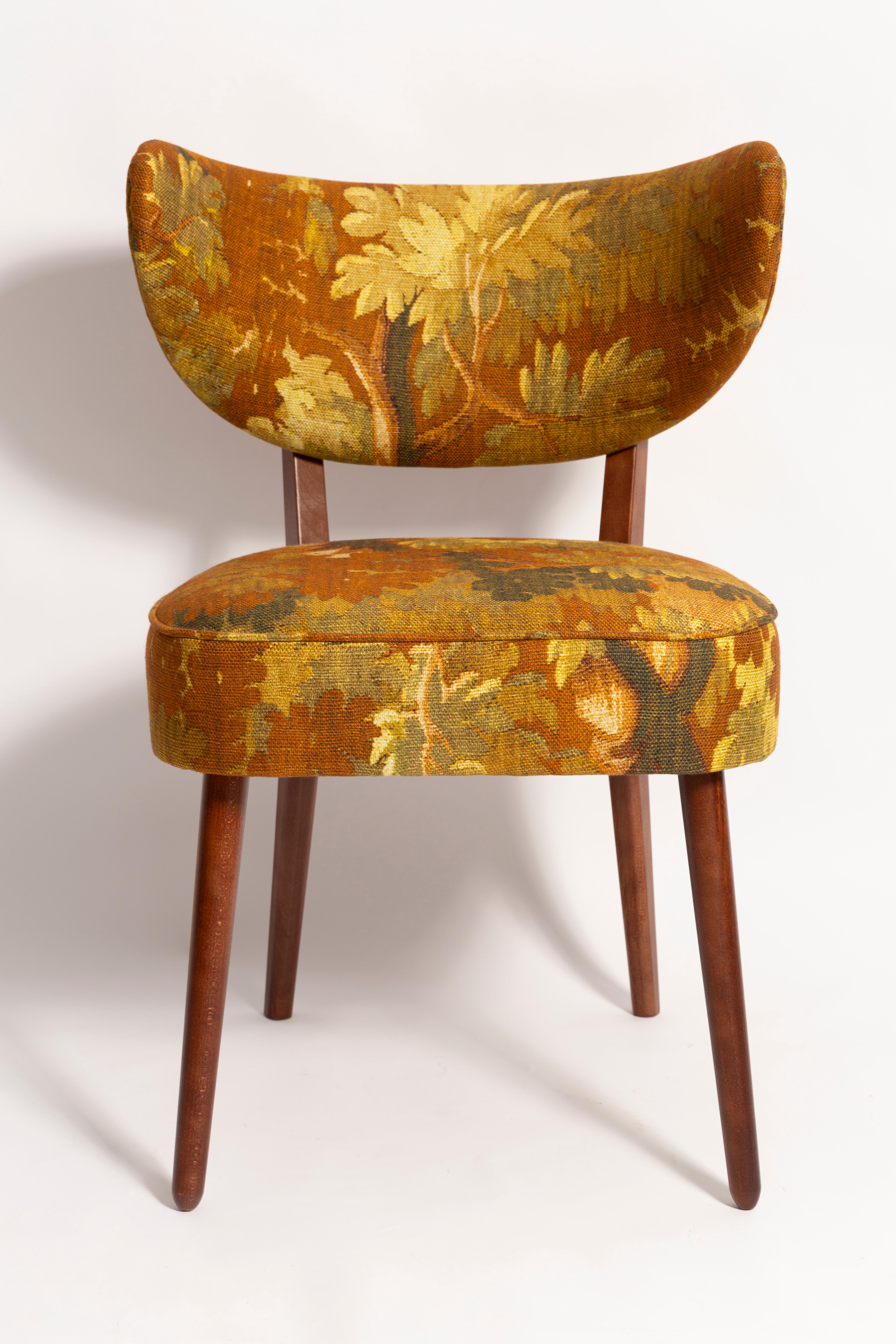 Set di sei sedie da pranzo a conchiglia, lino Schwarzwald di Dedar, Vintola Studio in vendita 4