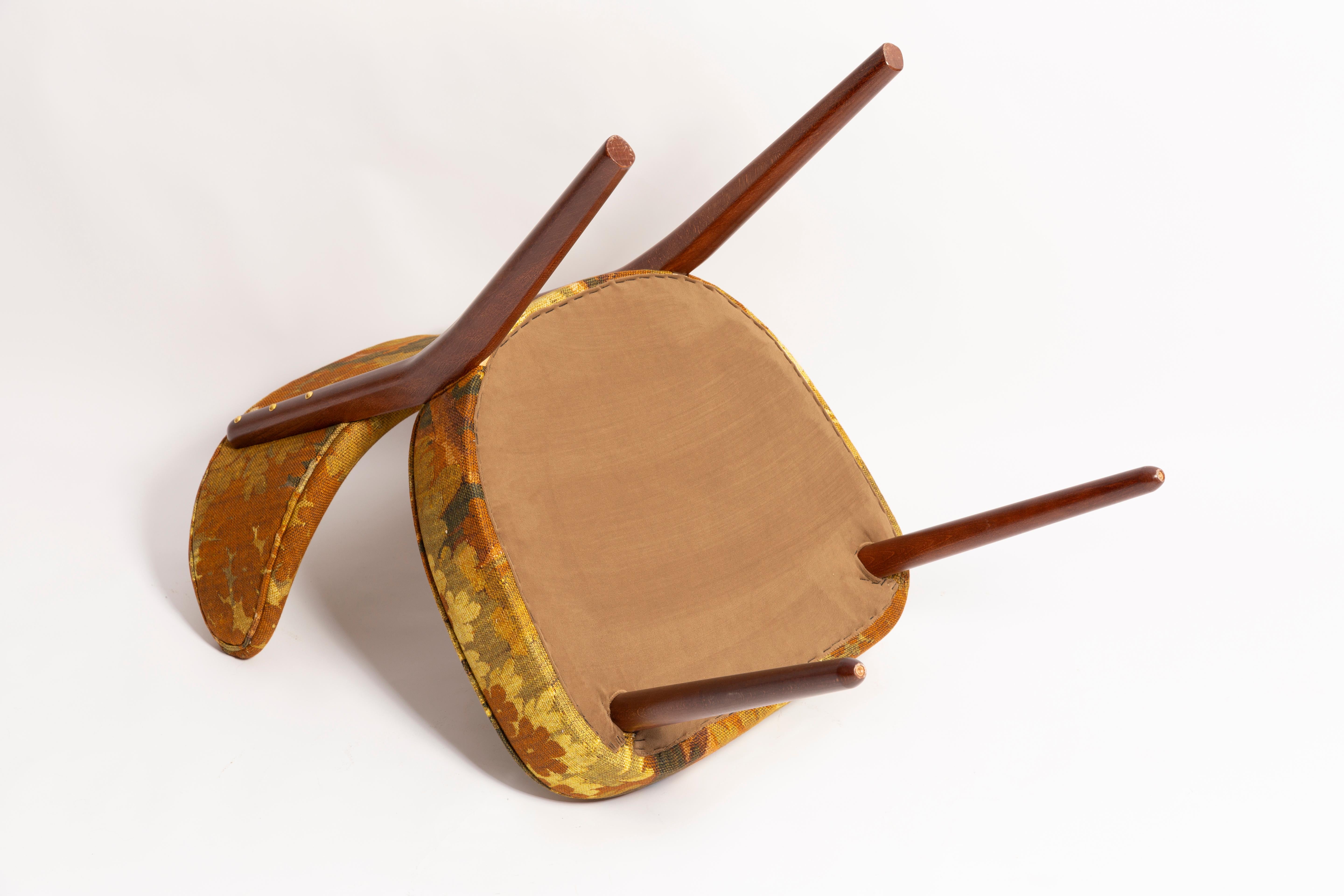 Set di sei sedie da pranzo a conchiglia, lino Schwarzwald di Dedar, Vintola Studio in vendita 5