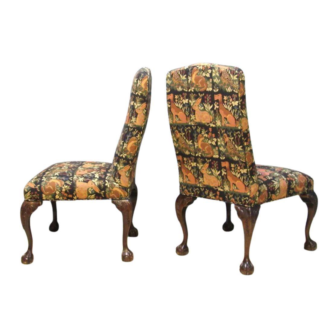 XX secolo Set di sei sedie da pranzo Sherrill in stile Chippendale in vendita