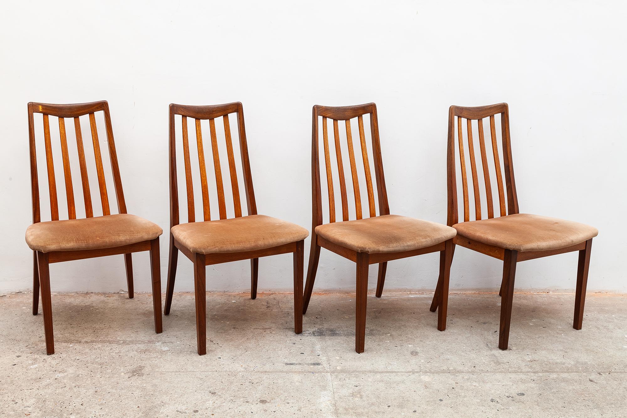 Hand-Crafted Set of Six Dining Chairs 