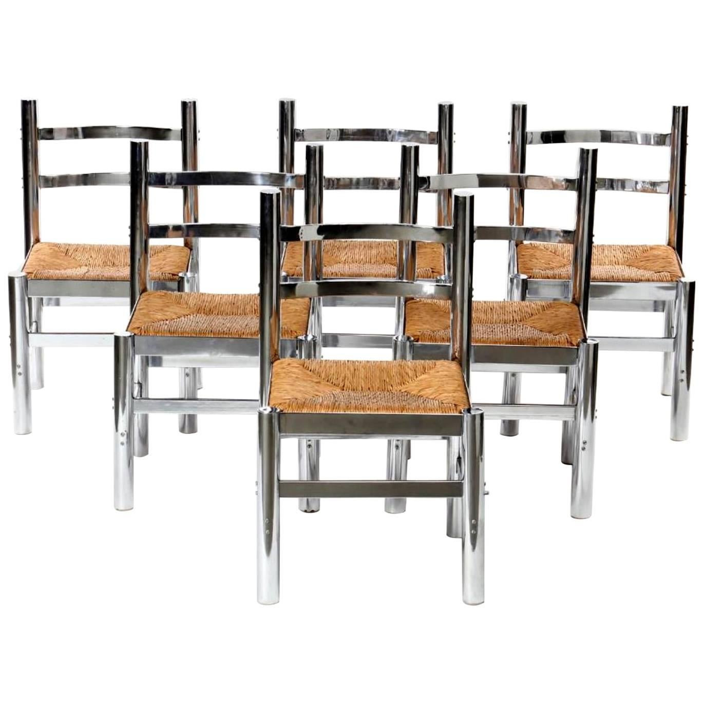 Set of Six Silla Mexico by Diego Matthai For Sale