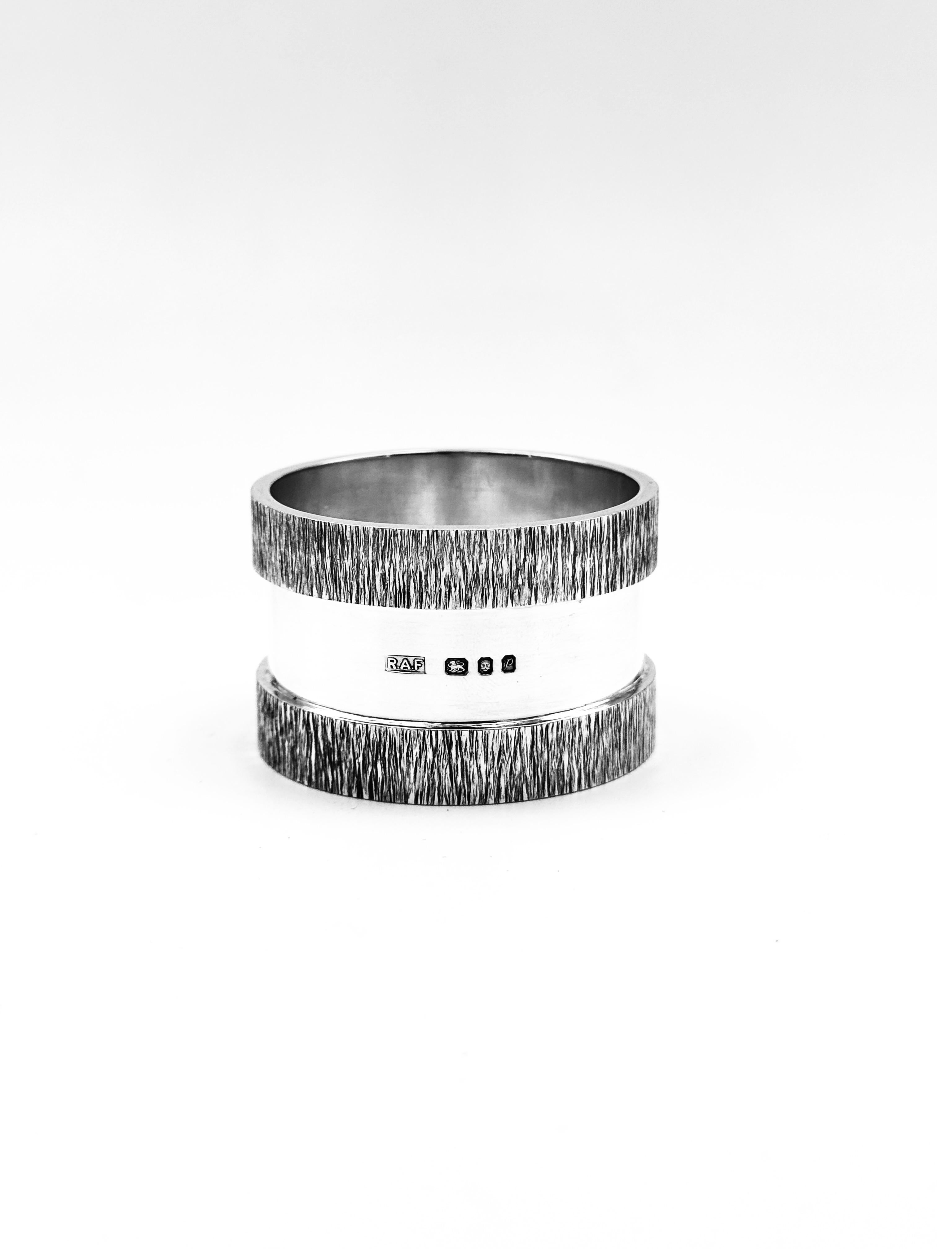 Set di sei portatovaglioli in argento In condizioni buone in vendita a London, GB