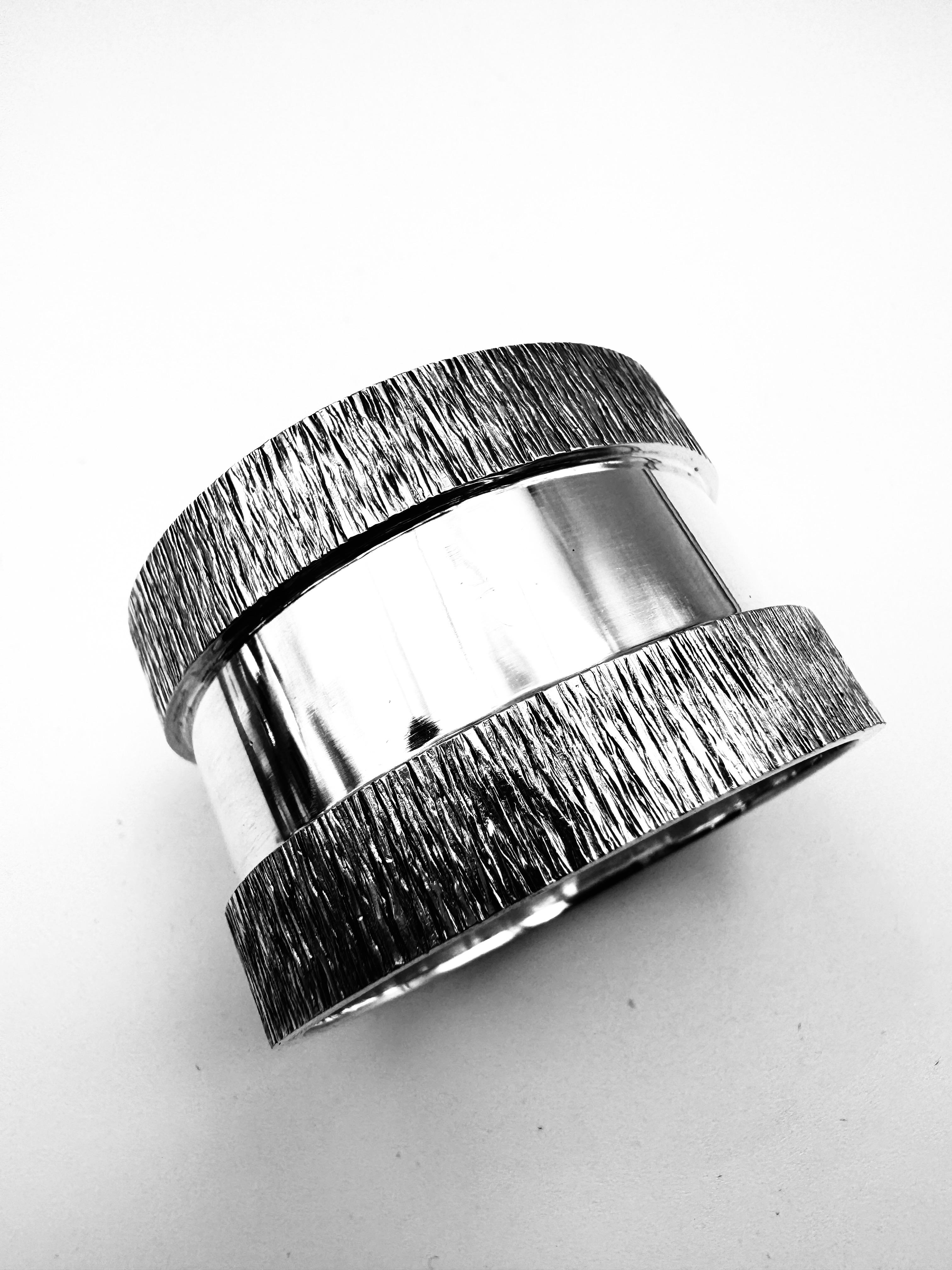 Set di sei portatovaglioli in argento in vendita 2