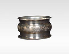 Set of Six Silver Napkin Rings Hallmarked Chester, 1902