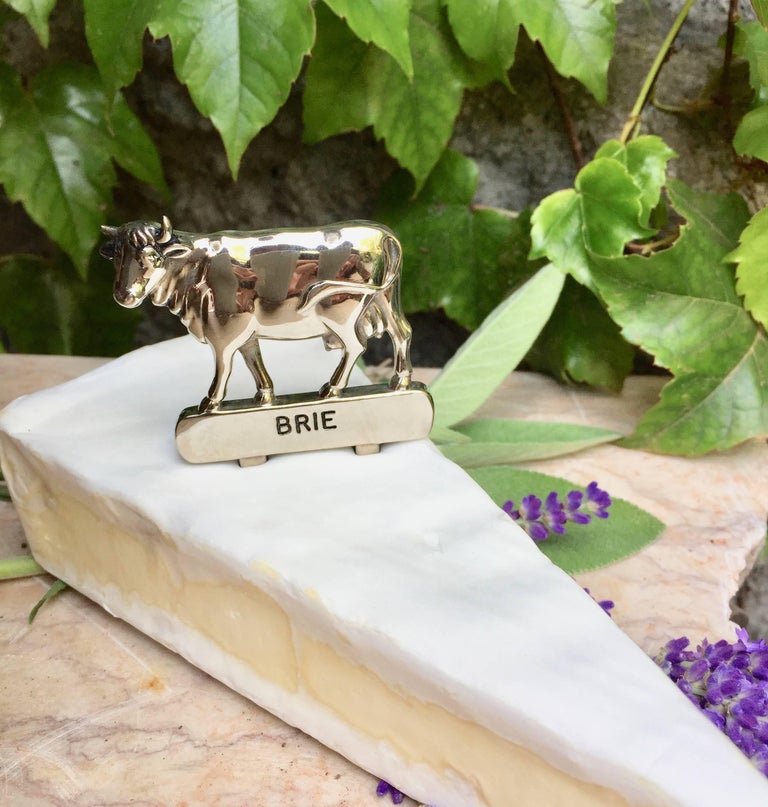 Set of Six Silver Plated Cheese Markers at 1stDibs