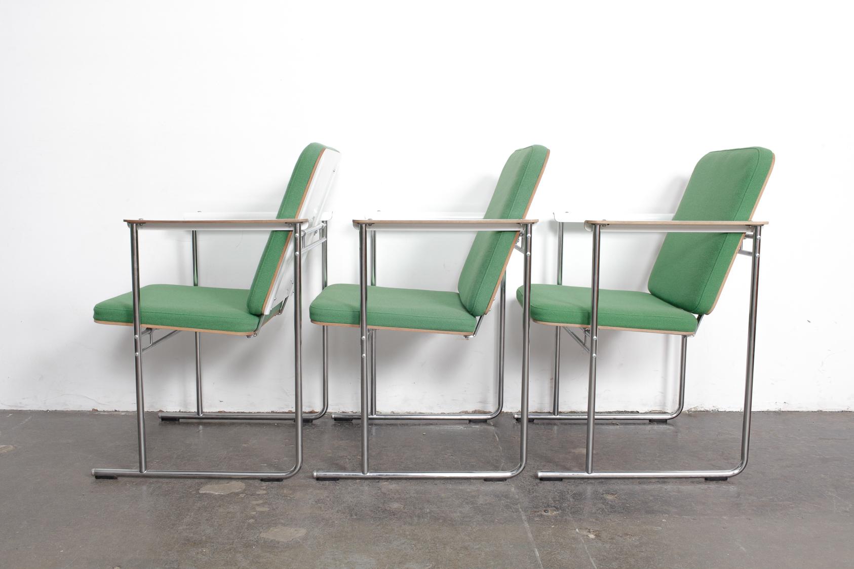 Set of Six 'Skaala' Dinning Chairs by Yrjö Kukkapuro for Avarte, Finland In Good Condition In North Hollywood, CA