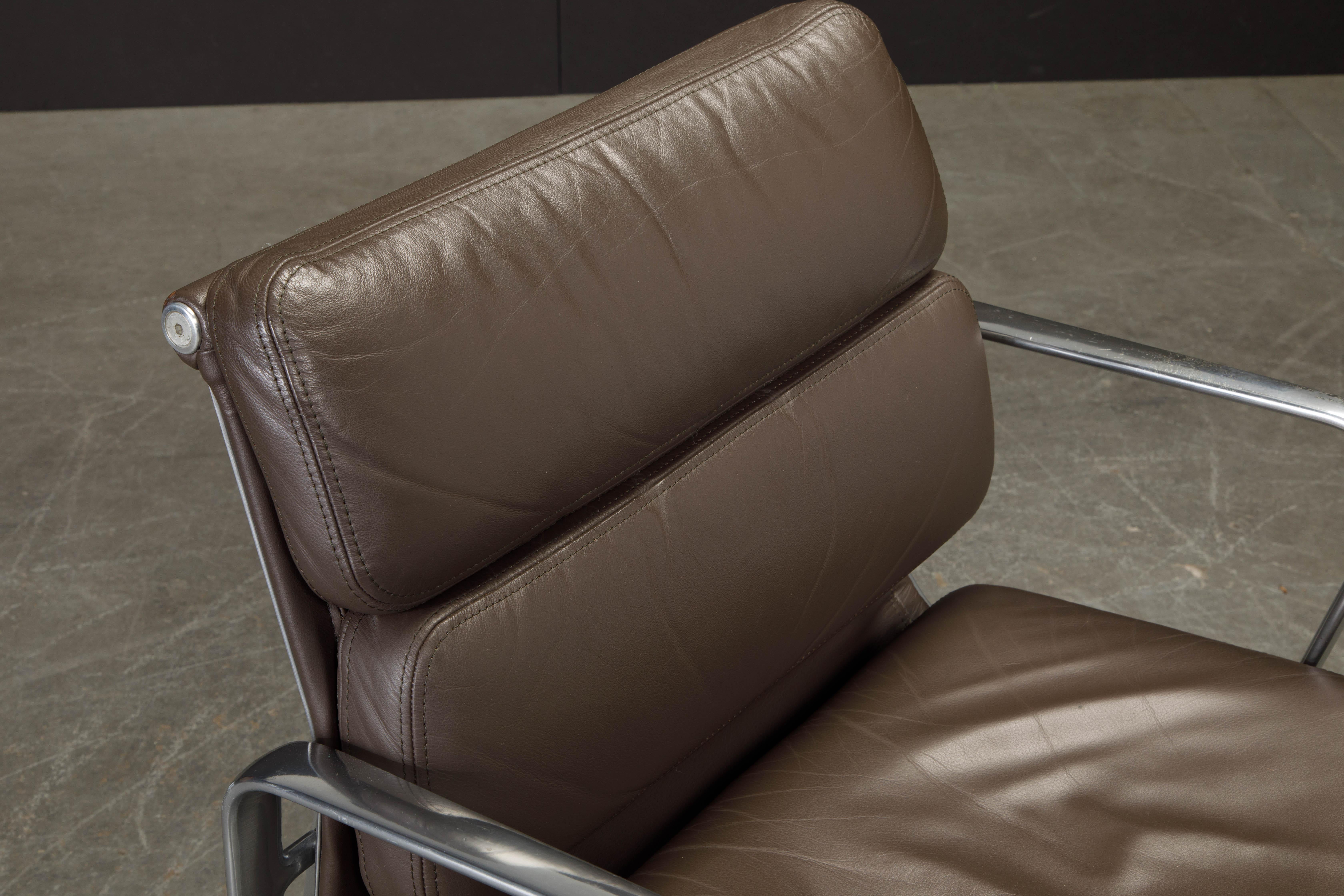 Set of Six 'Soft Pad' Desk Chairs by Charles Eames for Herman Miller, Signed 3