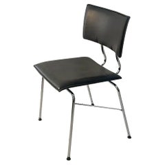 Juego de seis sillas de cuero Sparta de Christoph Hindermann para Dietiker Años 90