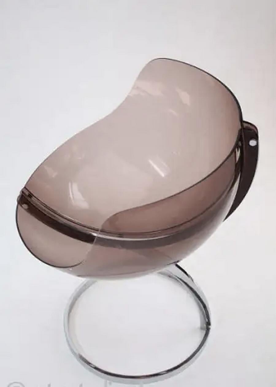 Satz von sechs „Kugel“-Stühlen. Boris Tabacoff, Mobilier Modulare Moderne Edition (Kunstleder) im Angebot
