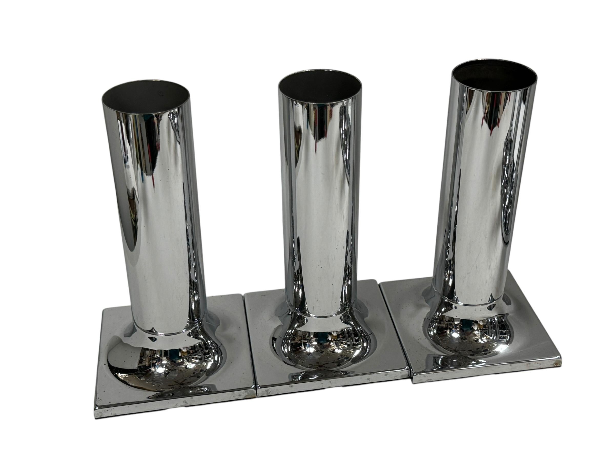 Ensemble de six lampes à tube en staff pour plafond ou mur Design/One par Rolf Krüger, Allemagne en vente 1