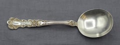 Set of Six Sterling Silver Cream Soup Spoons by Gorham