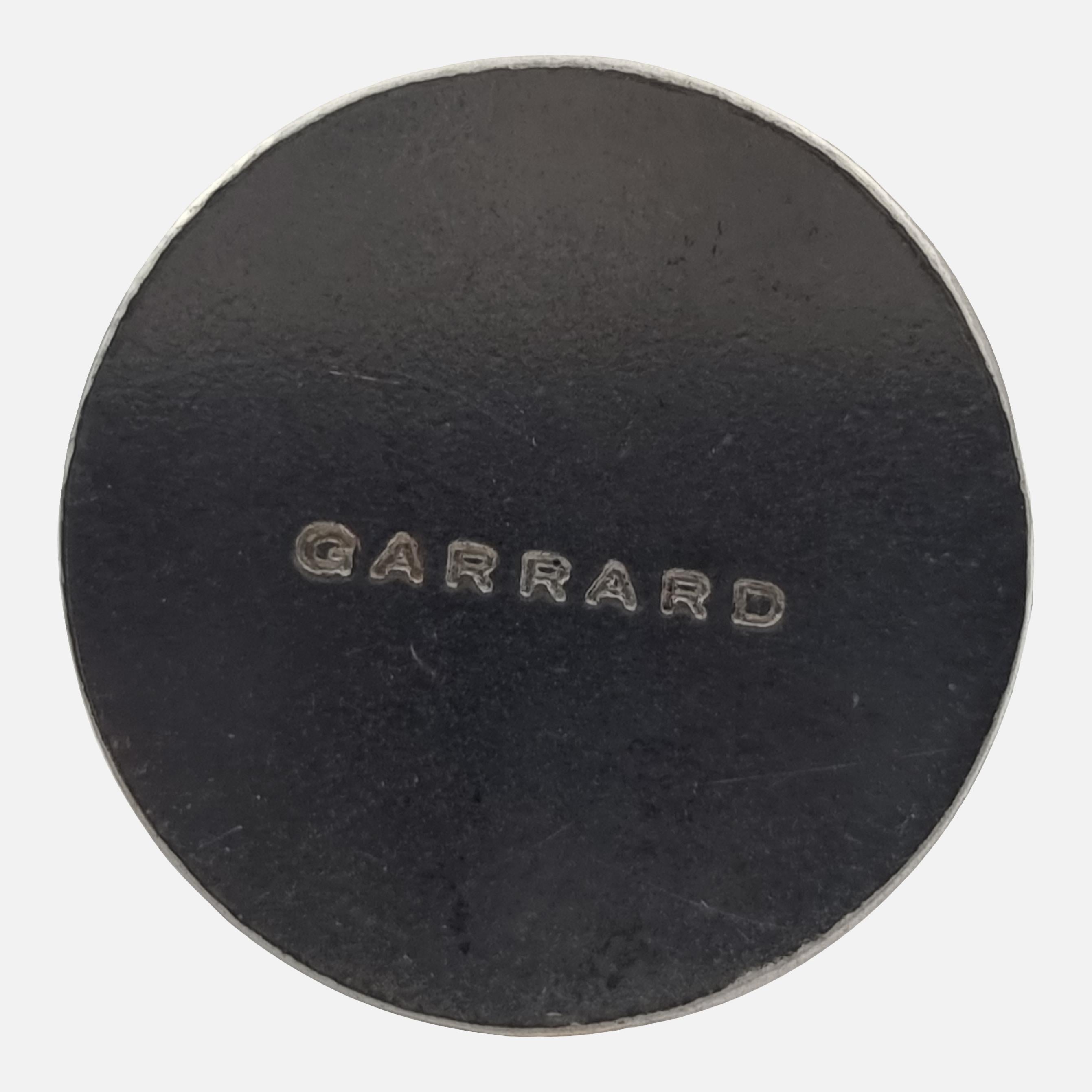Set of Six Sterling Silver Menu Place Card Holders, Garrard & Co, 1997 11