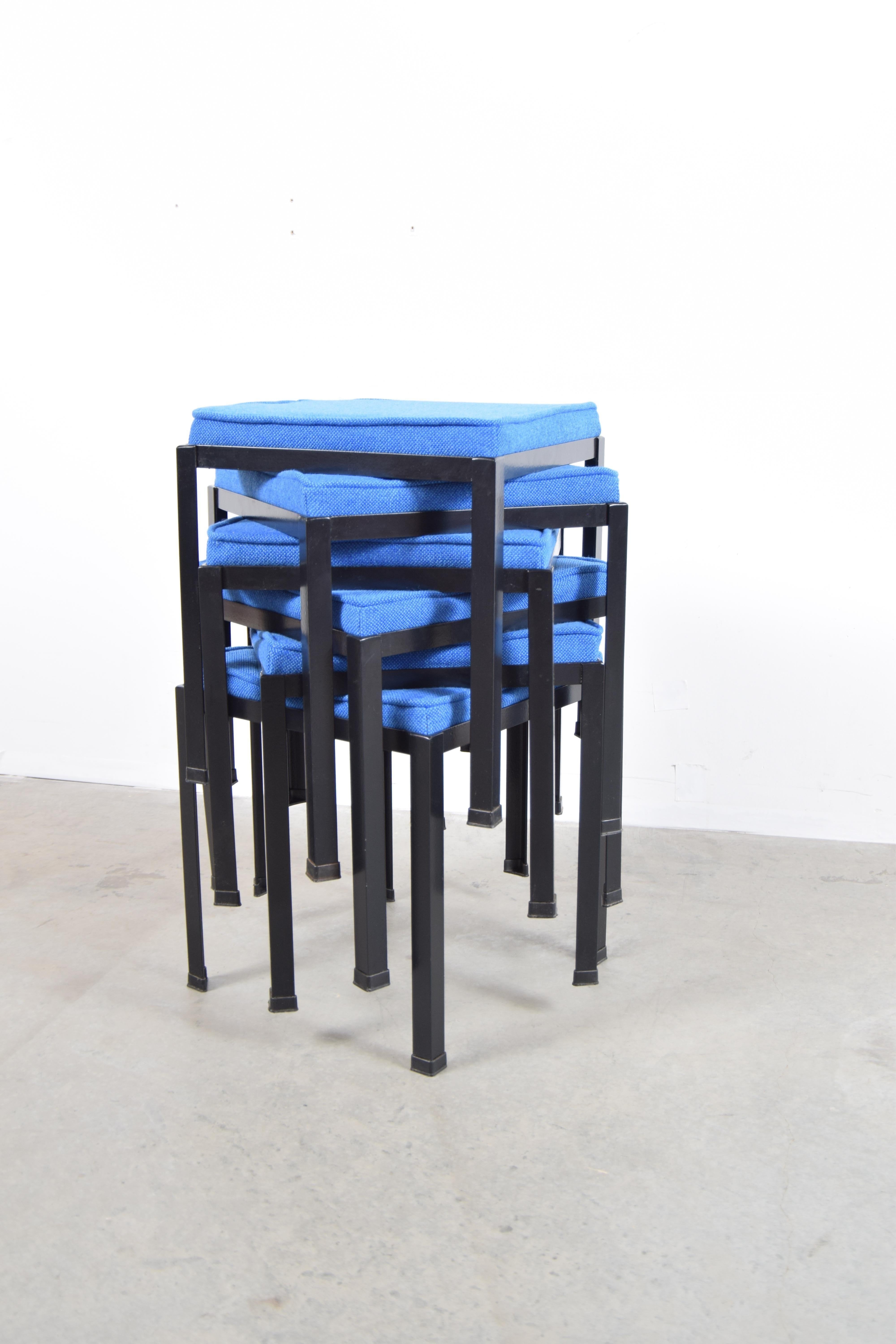 Set of Six Stools by Danny Ho Fong For Sale 1