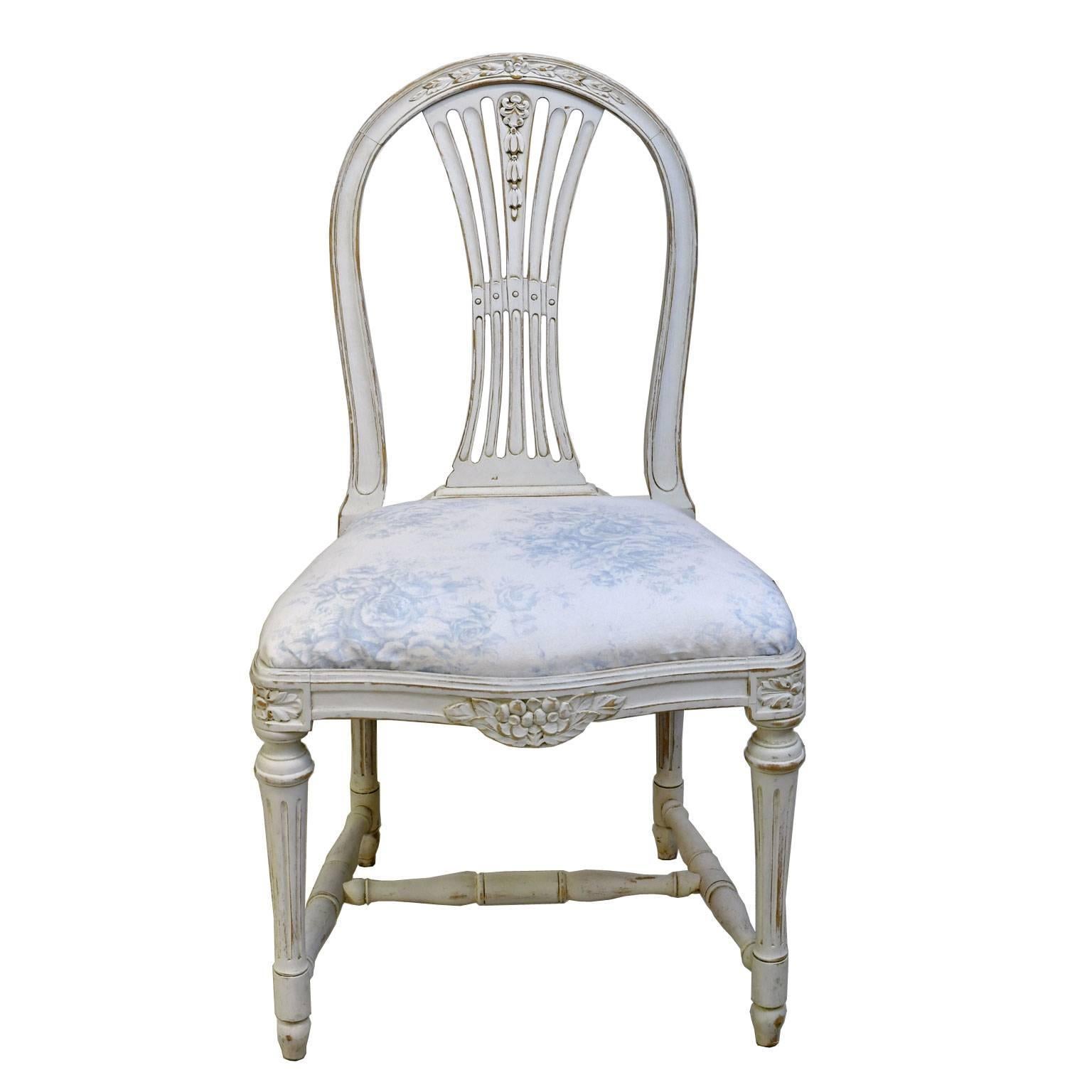 gustavian style dining chairs