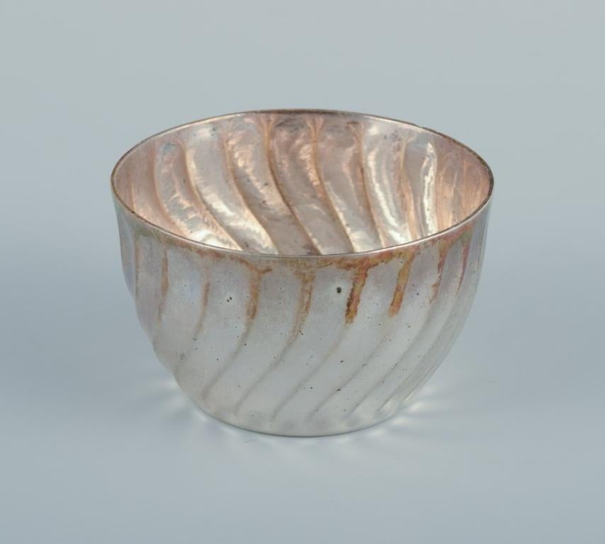 A set of six Swedish silver cups.
Approximately from 1900.
826 silver.
Marked.
In excellent condition. Some minor black spots.
Dimensions: Diameter 4.5 cm, Height 2.5 cm.
Provenance: Danish private collection.