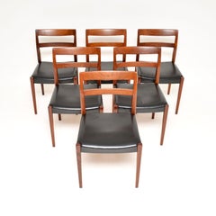 Set of Six Swedish Vintage Dining Chairs by Nils Jonsson