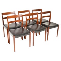 Set of Six Swedish Vintage Dining Chairs by Nils Jonsson