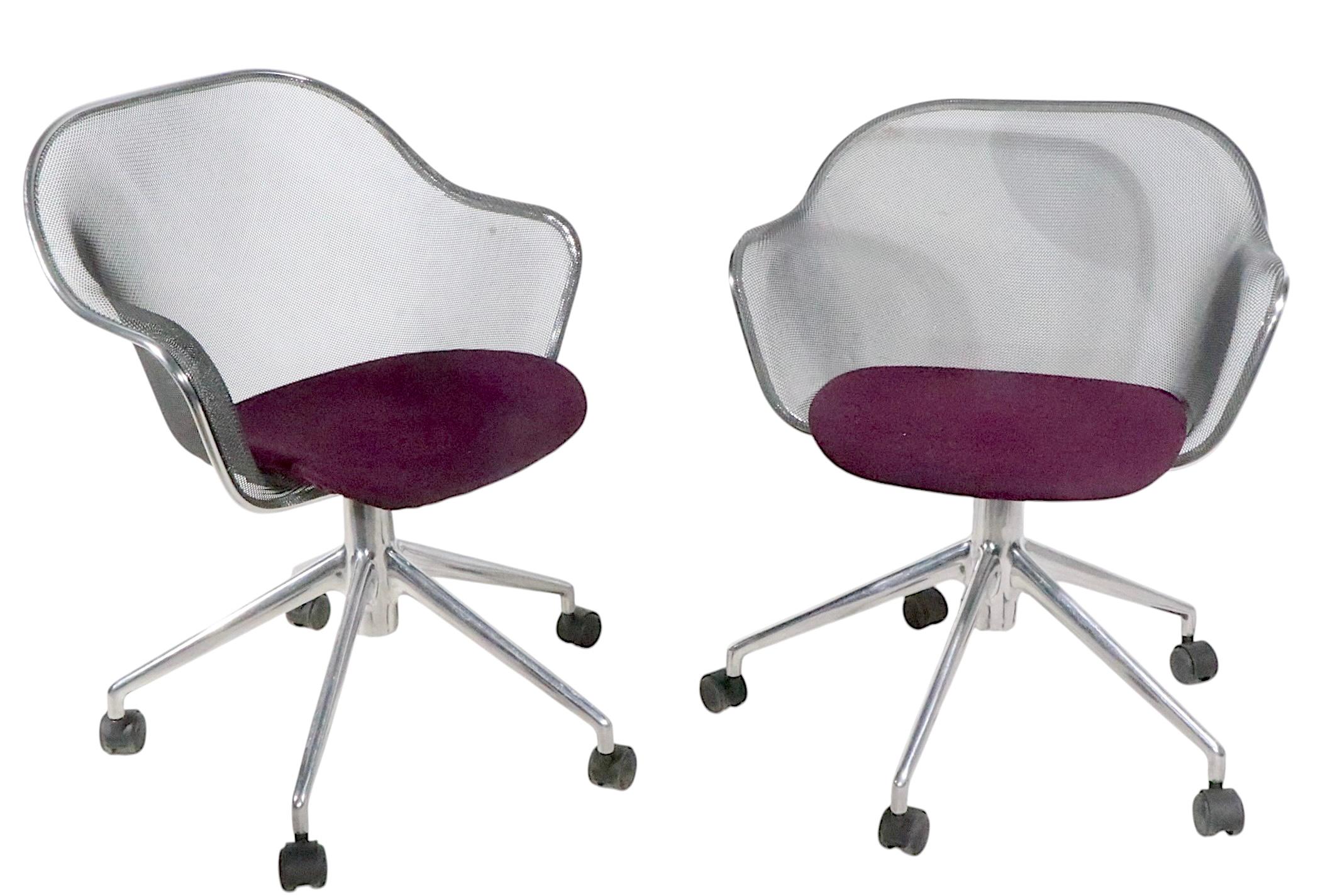 Conjunto de seis sillas giratorias Luta diseñadas por Antonio Citterio para B&B Italia c 2016 en venta 6